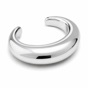 Zilverkleurige bangle