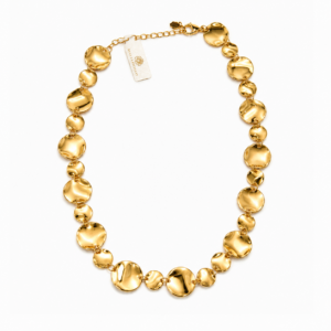 Goudkleurige ketting rondjes