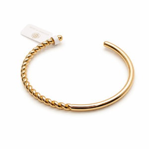Goudkleurige gedraaide armband