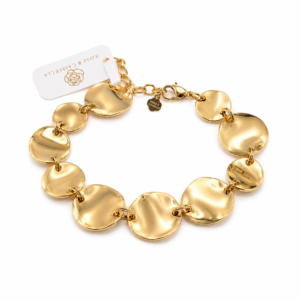 Goudkleurige armband confetti