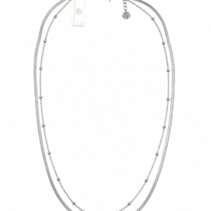 Zilverkleurige ketting